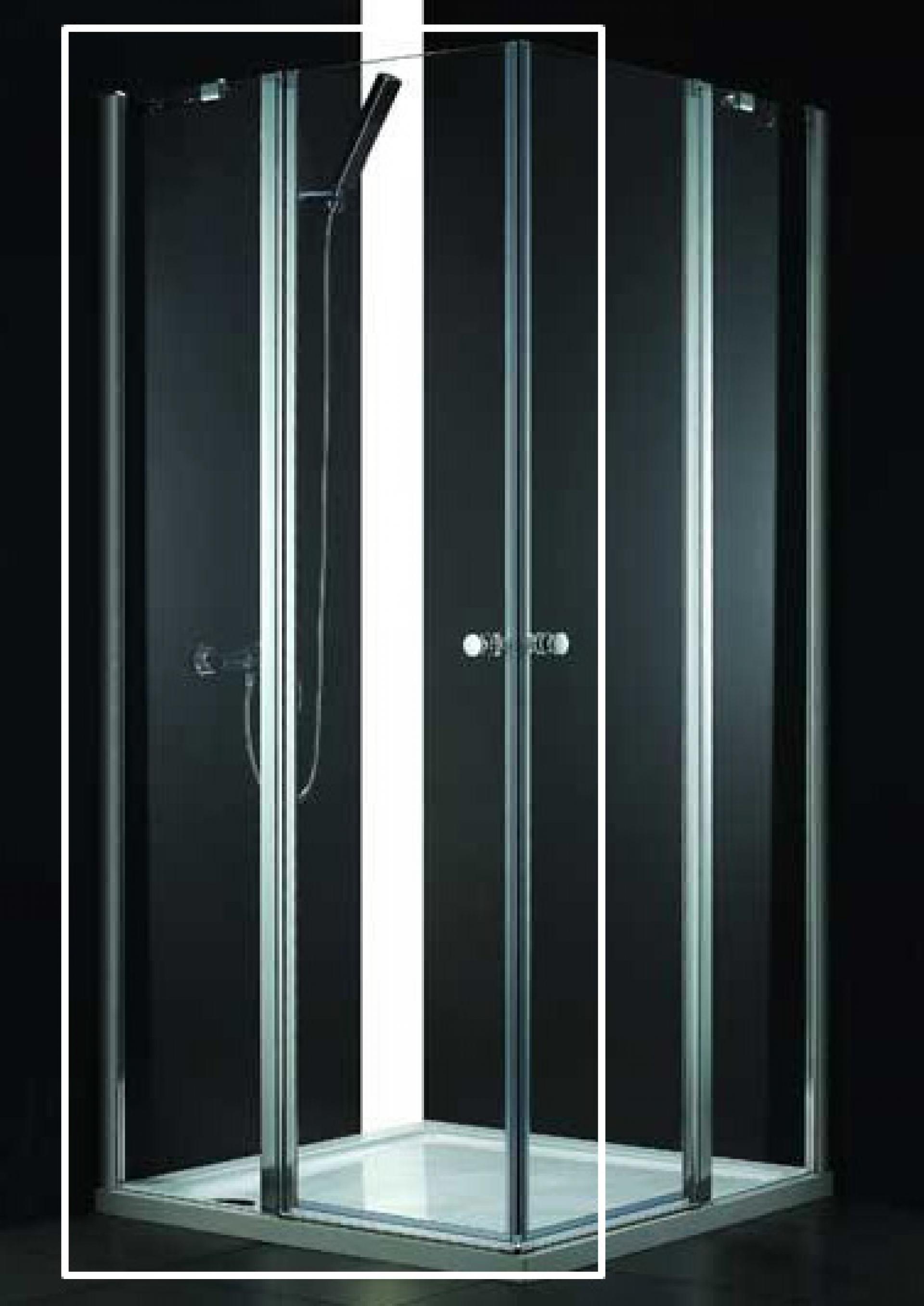 Дверь для душевого уголка Cezares ELENA-W-60/60-C-Cr стекло прозрачное