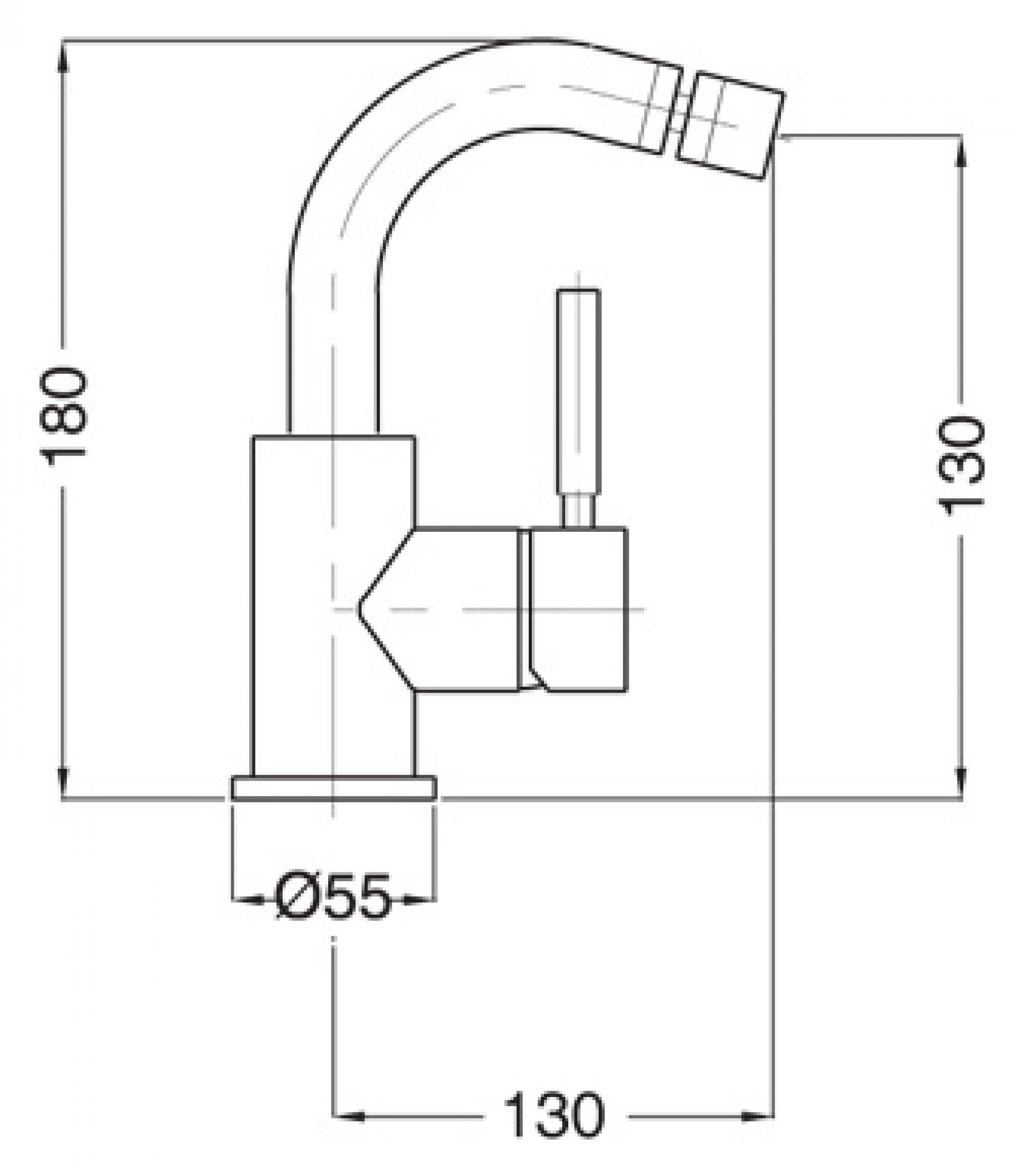 Смеситель Cezares Olimp BSM2 03/24 L для биде