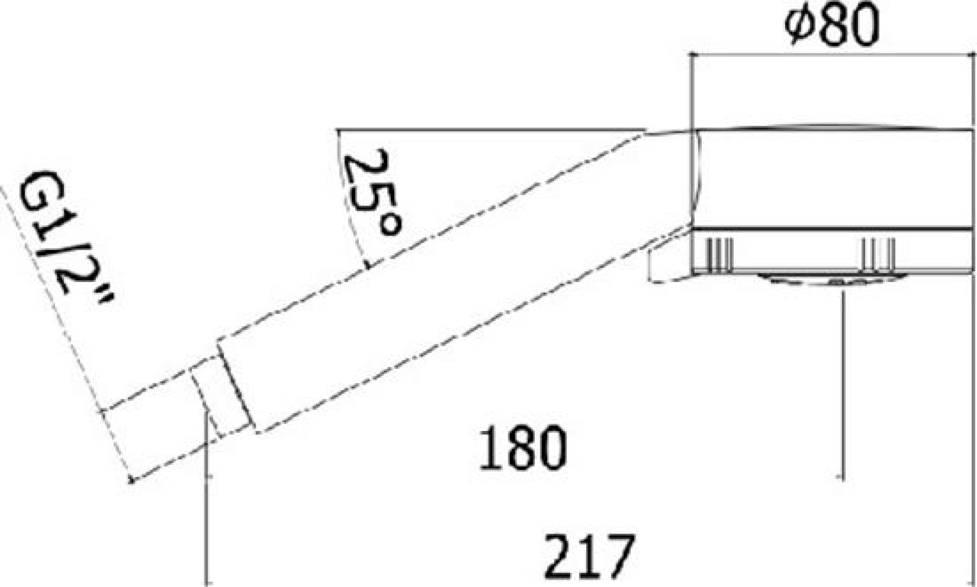 Ручной душ Cezares CZR-D3F-BIO, белый