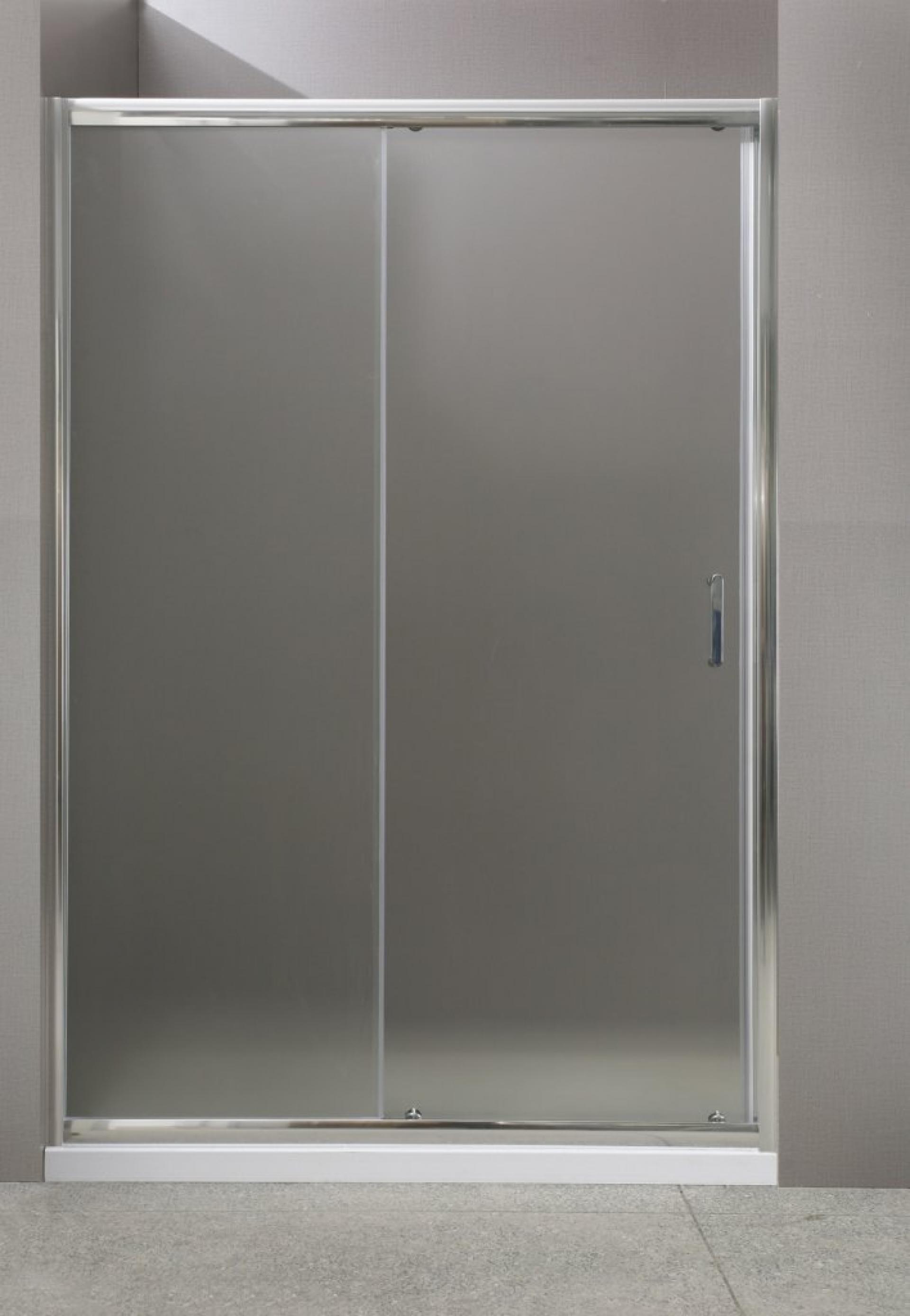 Душевая дверь в нишу BelBagno UNO-BF-1-140-C-Cr стекло прозрачное