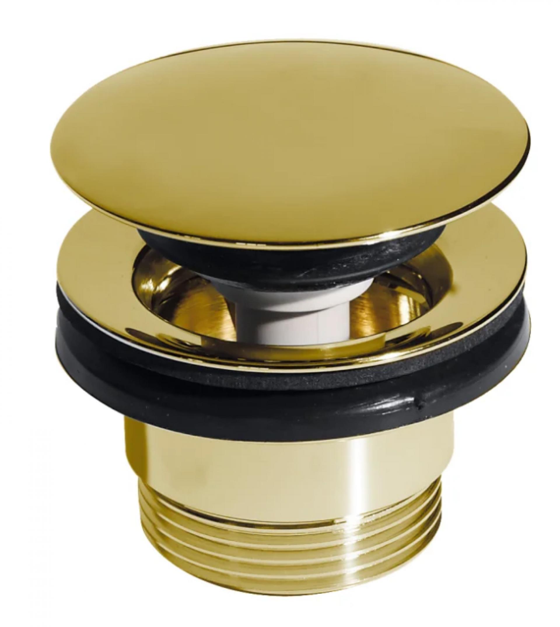 Донный клапан для раковины Cezares CZR-SAT2-03/24, золото