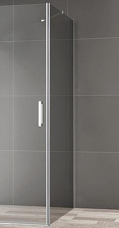 Перегородка душевая Cezares Eco 100 ECO-O-100-FIX-C-Cr профиль хром, стекло прозрачное