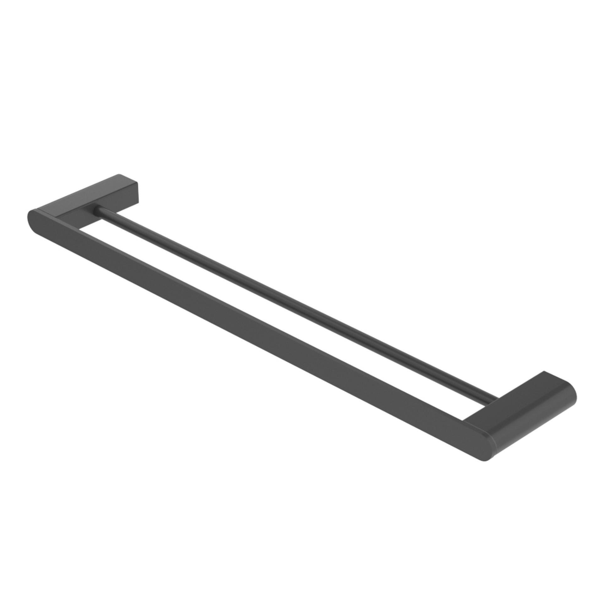 Полотенцедержатель двойной Cezares Stylus STYLUS-THD-60-NOP черный матовый