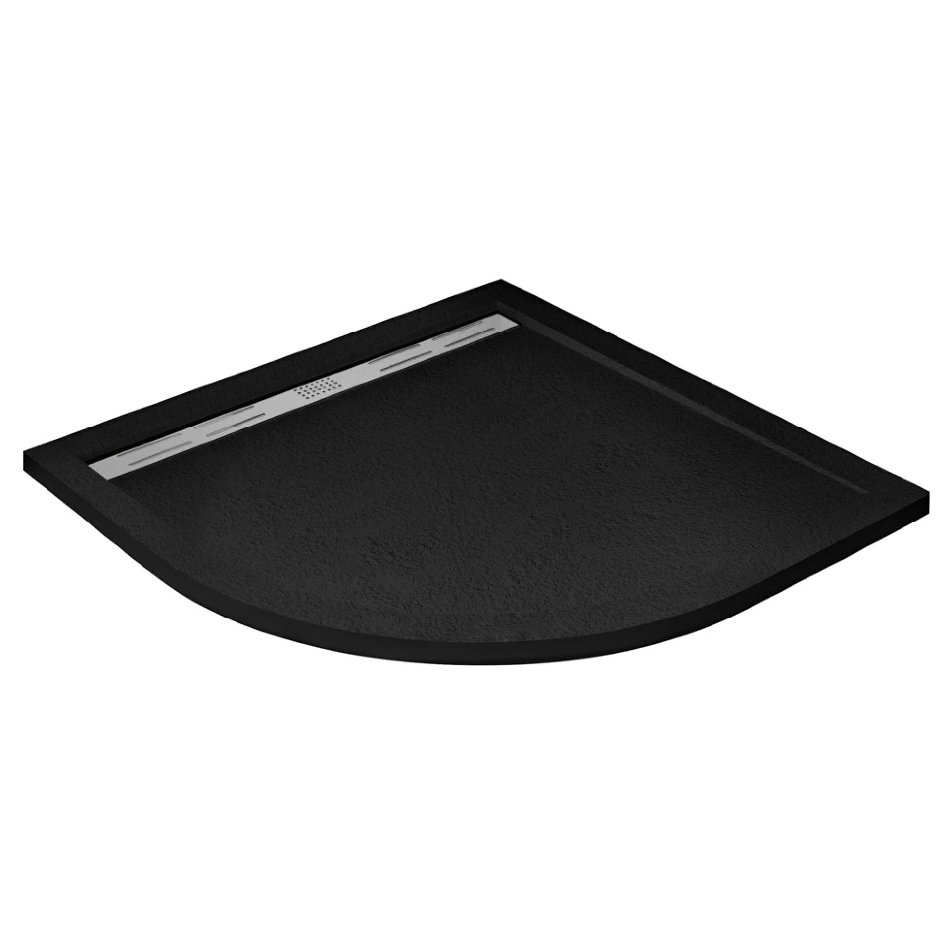 Душевой поддон Cezares 90х90 TRAY-AS-R-90-30-NERO черный матовый