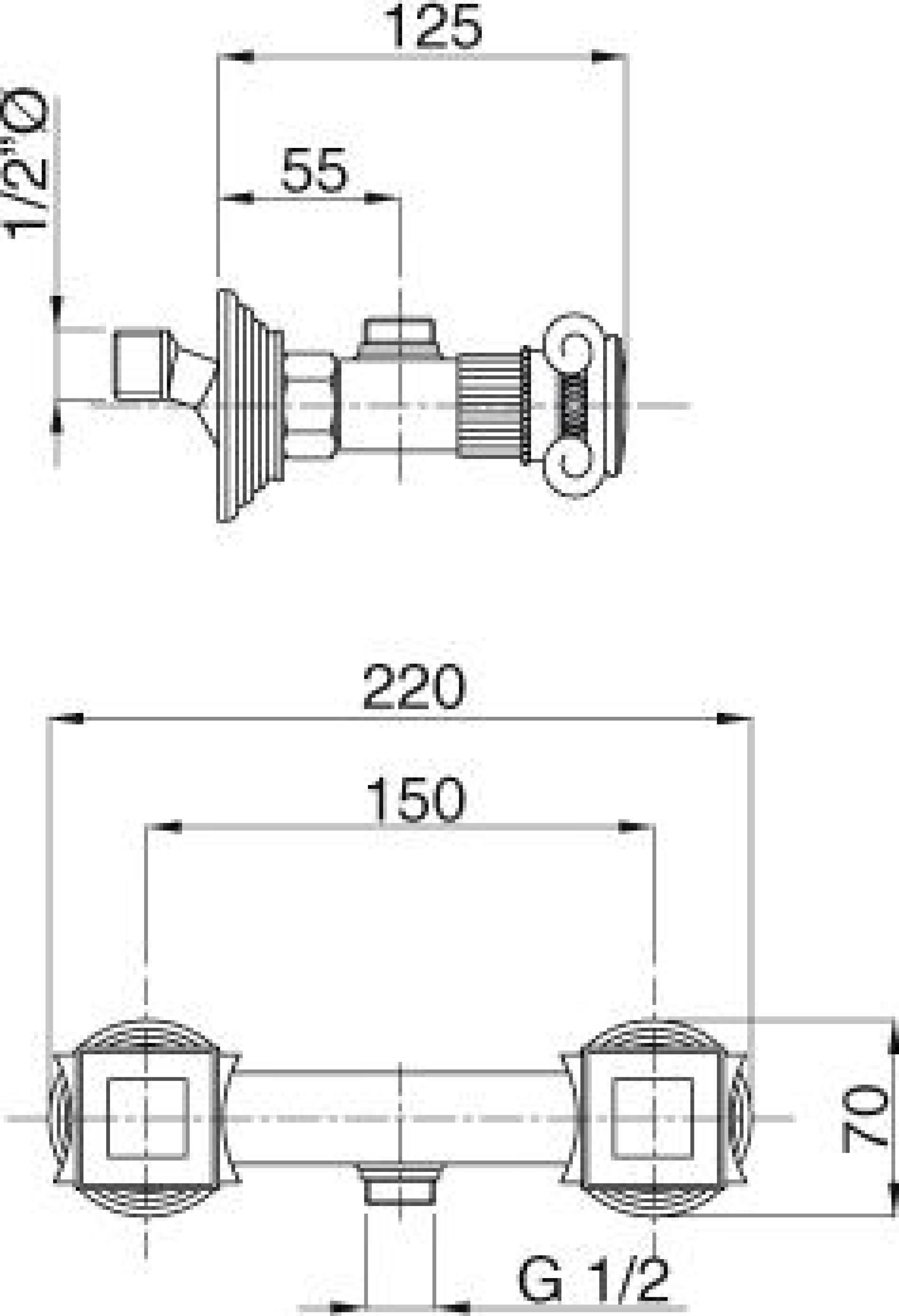 Смеситель Cezares Olimp DS 02 M для душа