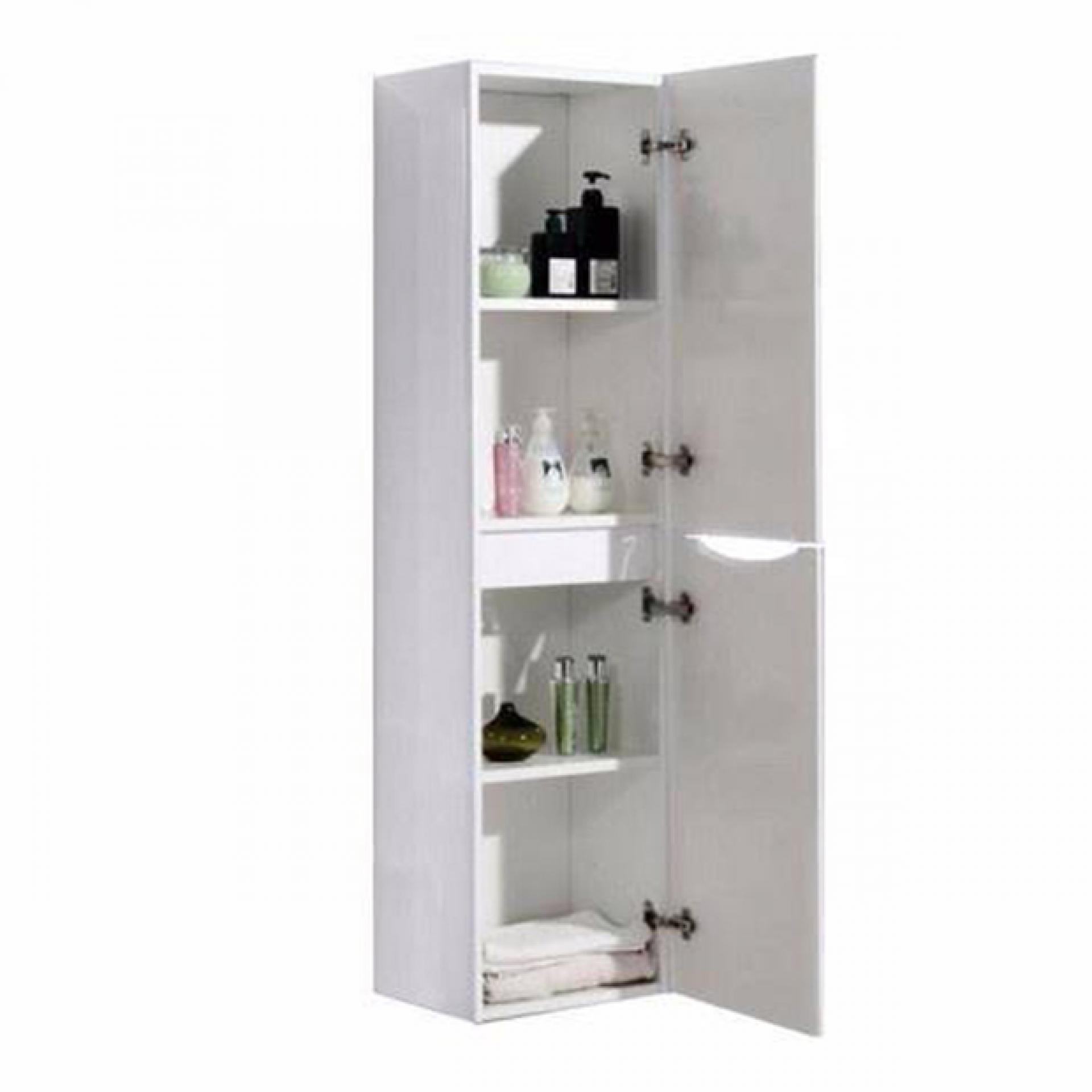 Шкаф-пенал BelBagno LUXURY/SOFT-1500-2A-SC-BL-RIGHT bianco lucido