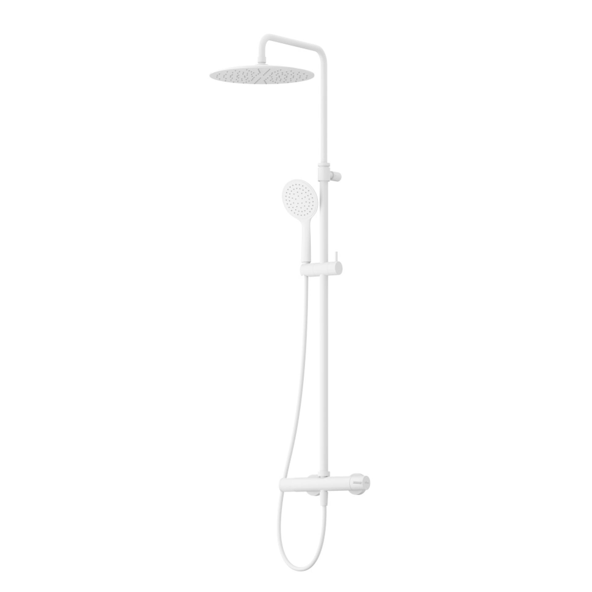 Душевая стойка Cezares Leaf LEAF-CDA-30-L-BIO белый матовый
