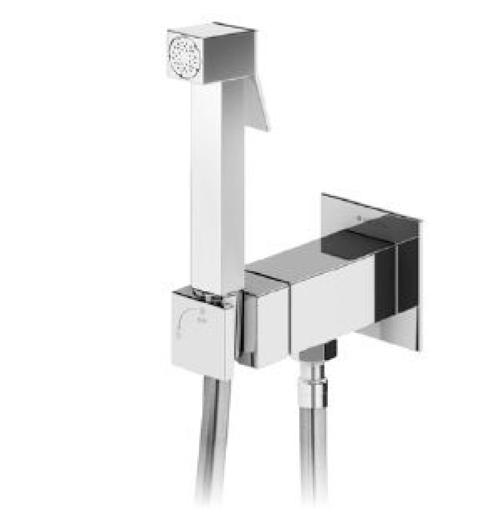 Гигиенический душ Cezares Porta PORTA-DIF-01 со смесителем, хром