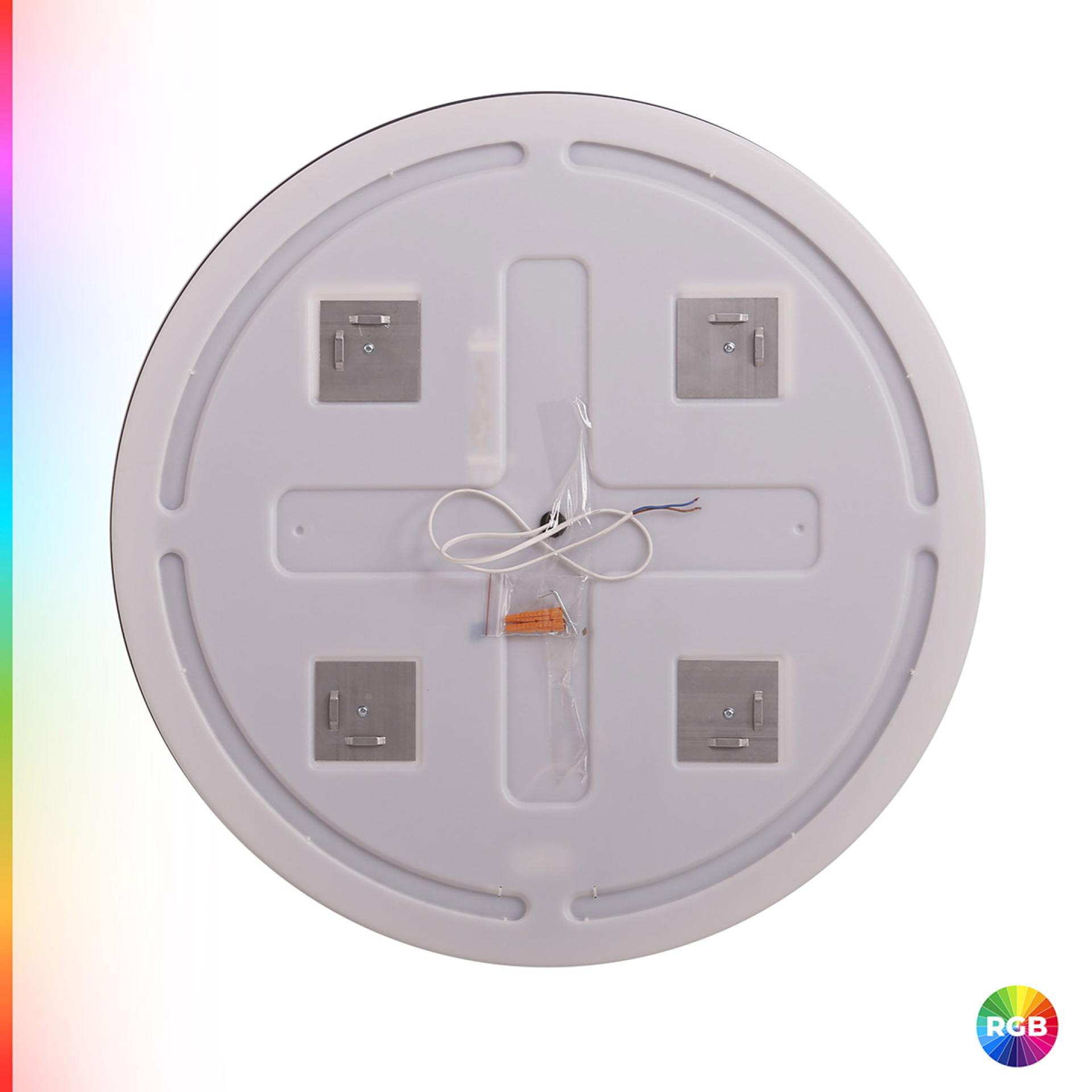 Зеркало Cezares 80х80 CZR-SPC-MC-800-RGB-TCH с подсветкой
