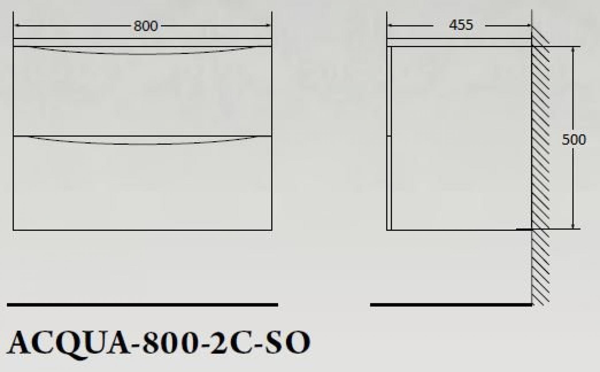 Тумба для комплекта BelBagno ACQUA-800-2C-SO-PS pino scania