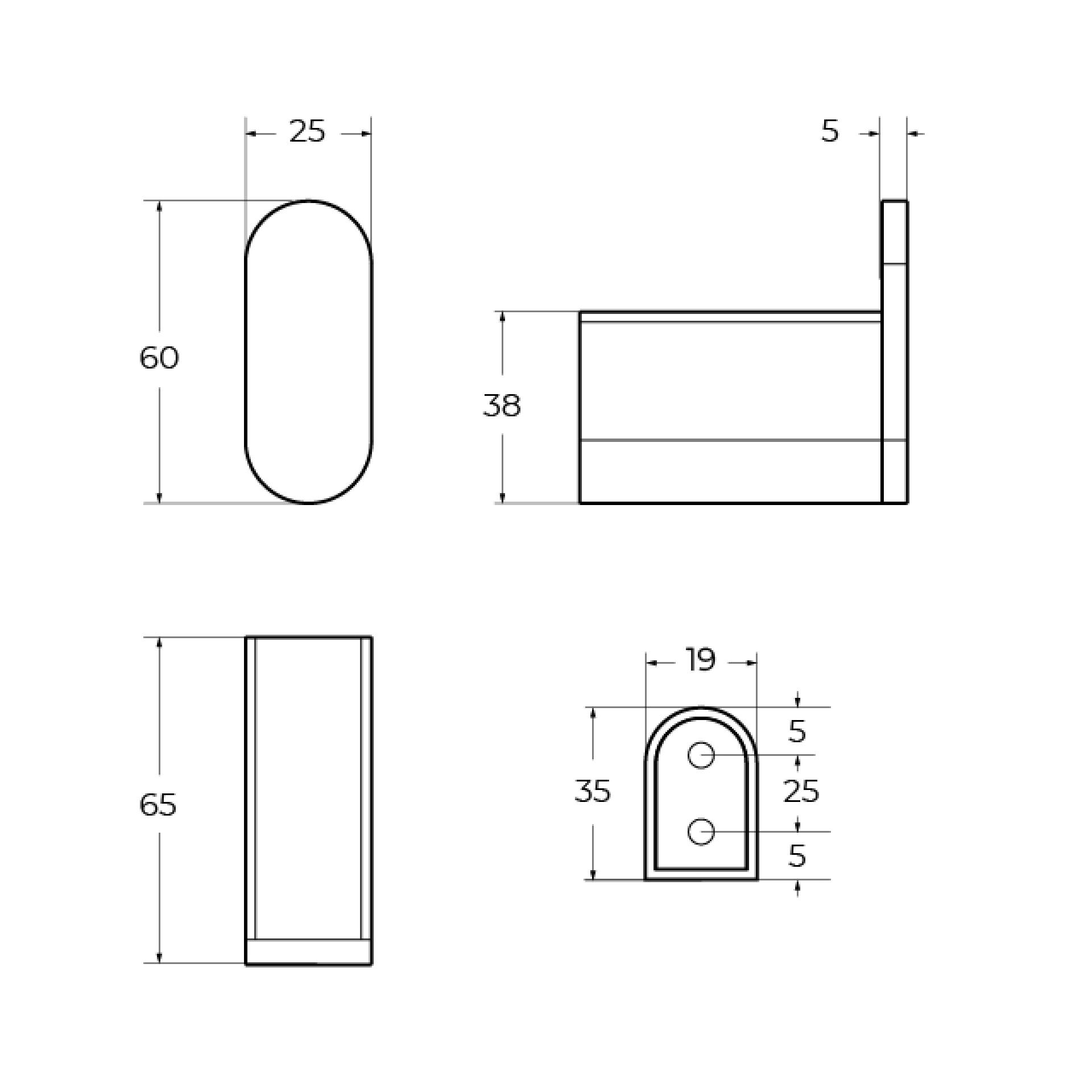 Крючок для ванной Cezares Stylus STYLUS-HK-BORO брашированное золото