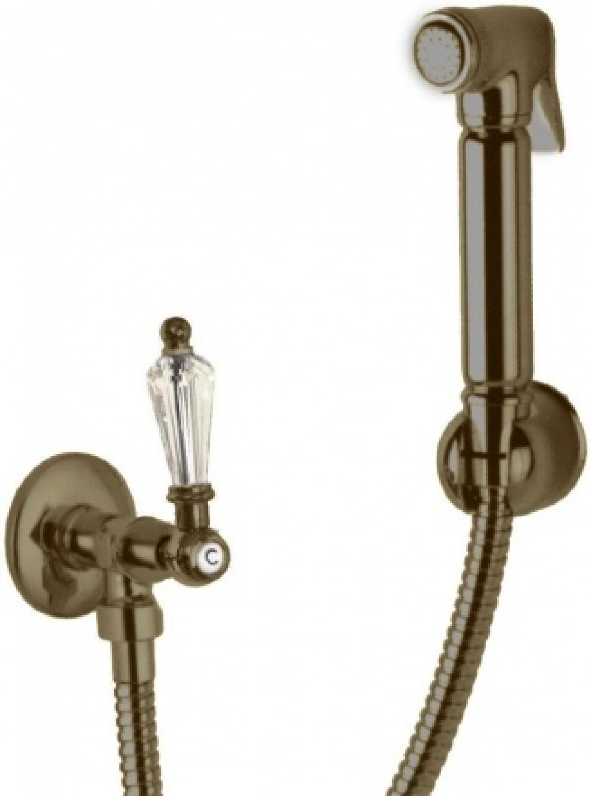 Гигиенический душ со смесителем Cezares DIAMOND-KS-02-Sw, бронза