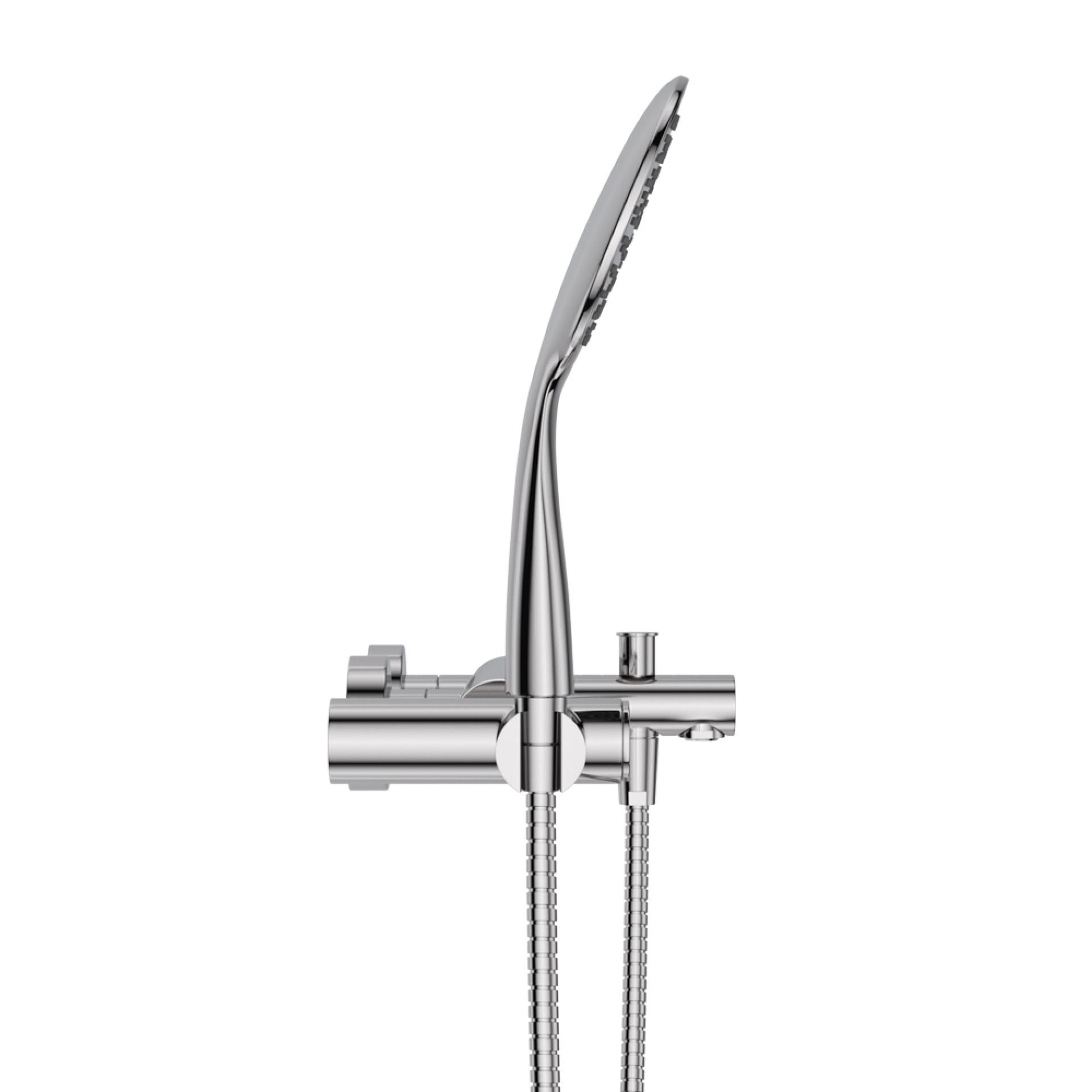 Смеситель для ванны с душем Cezares Leaf LEAF-VD-L-01 хром