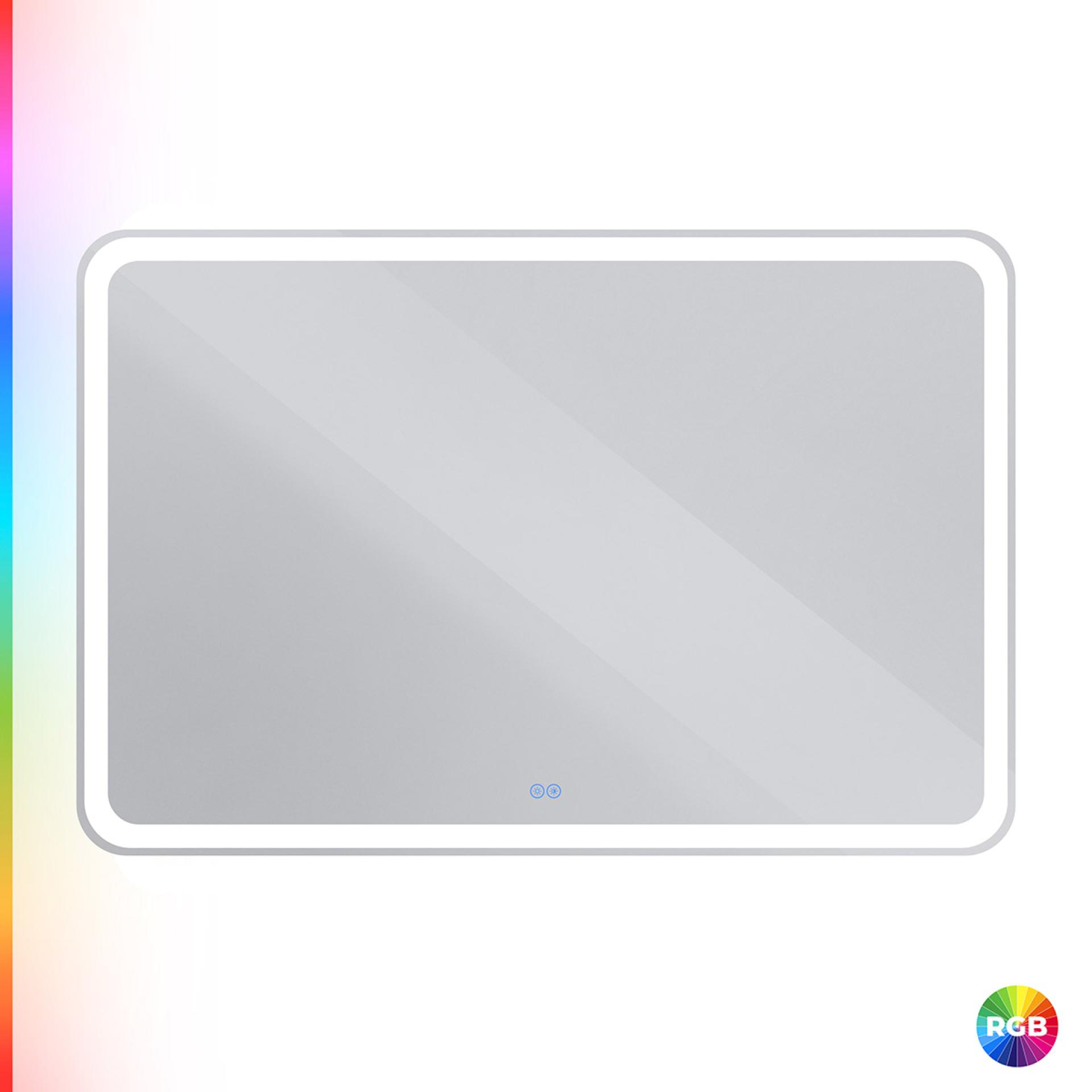 Зеркало Cezares 120х80 CZR-SPC-MC-1200-800-RGB-TCH с подсветкой