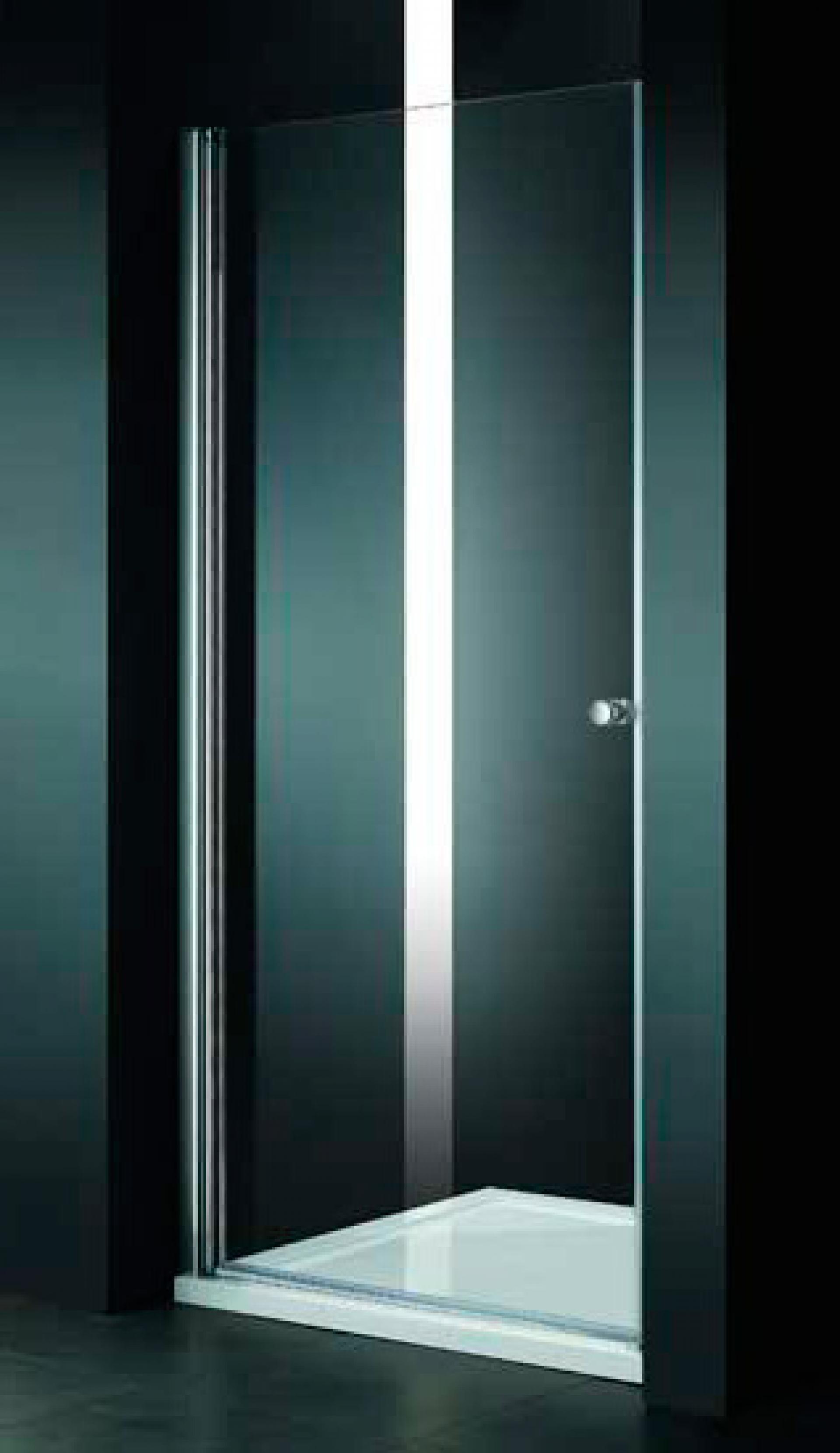 Дверь для душевого уголка Cezares ELENA-W-80-C-Cr стекло прозрачное