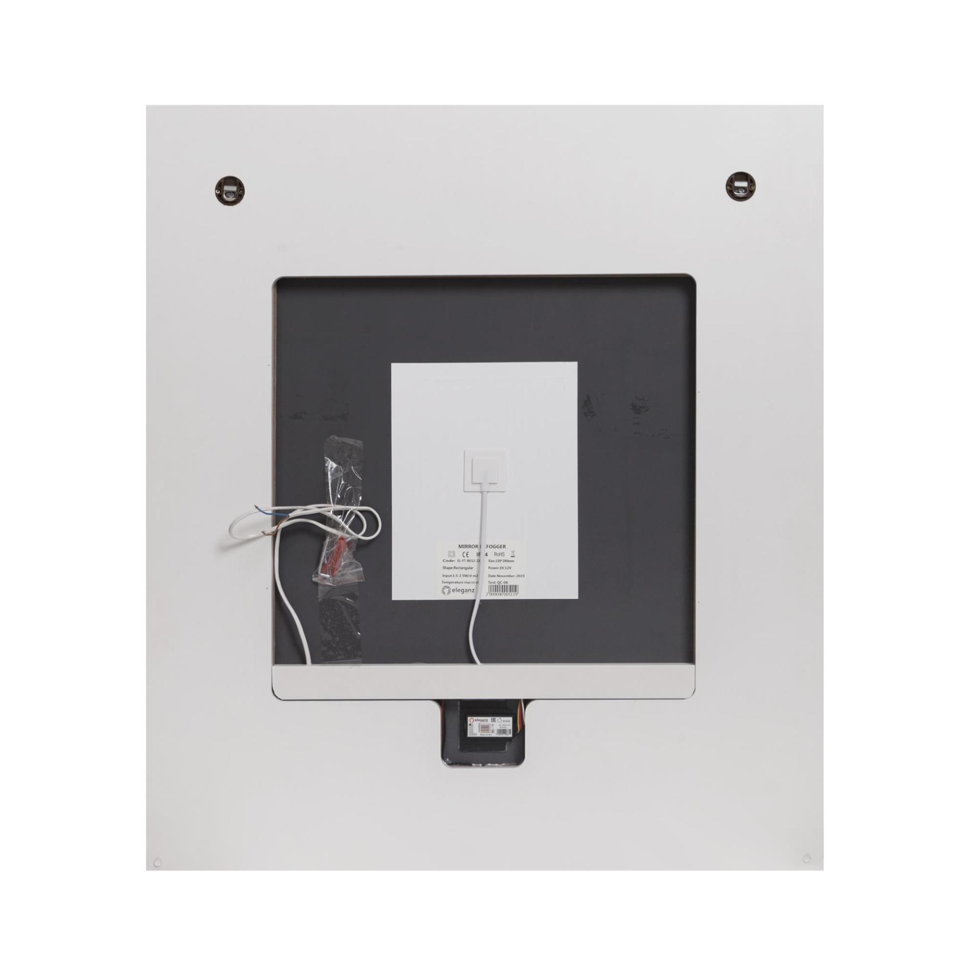 Зеркало Cezares 80х90 CZR-SPC-INT-800-900-LED-TCH-WARM-TIT с подсветкой, титан