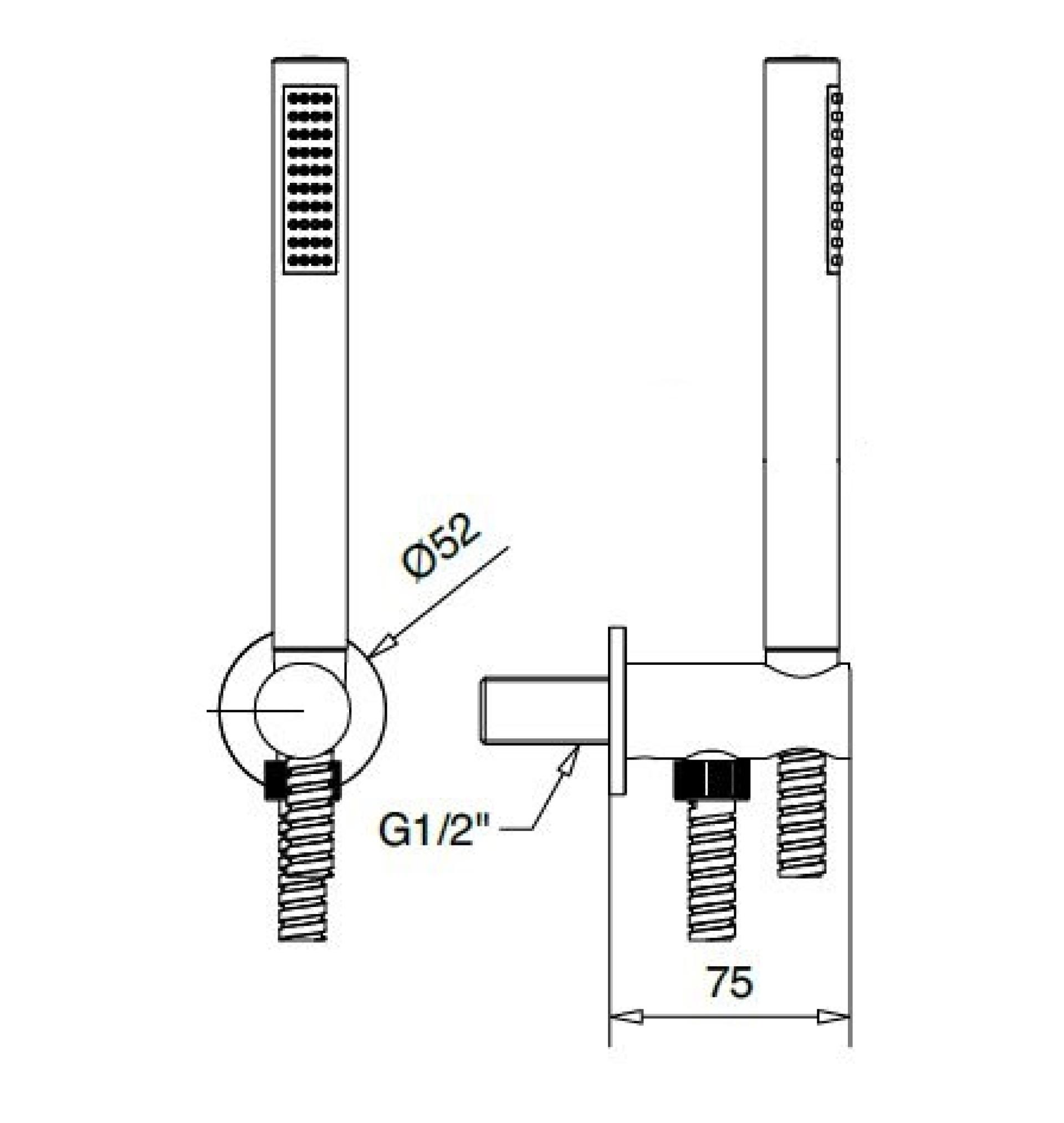 Шланговое подключение Cezares Czr CZR-U-AI4-03/24 золото