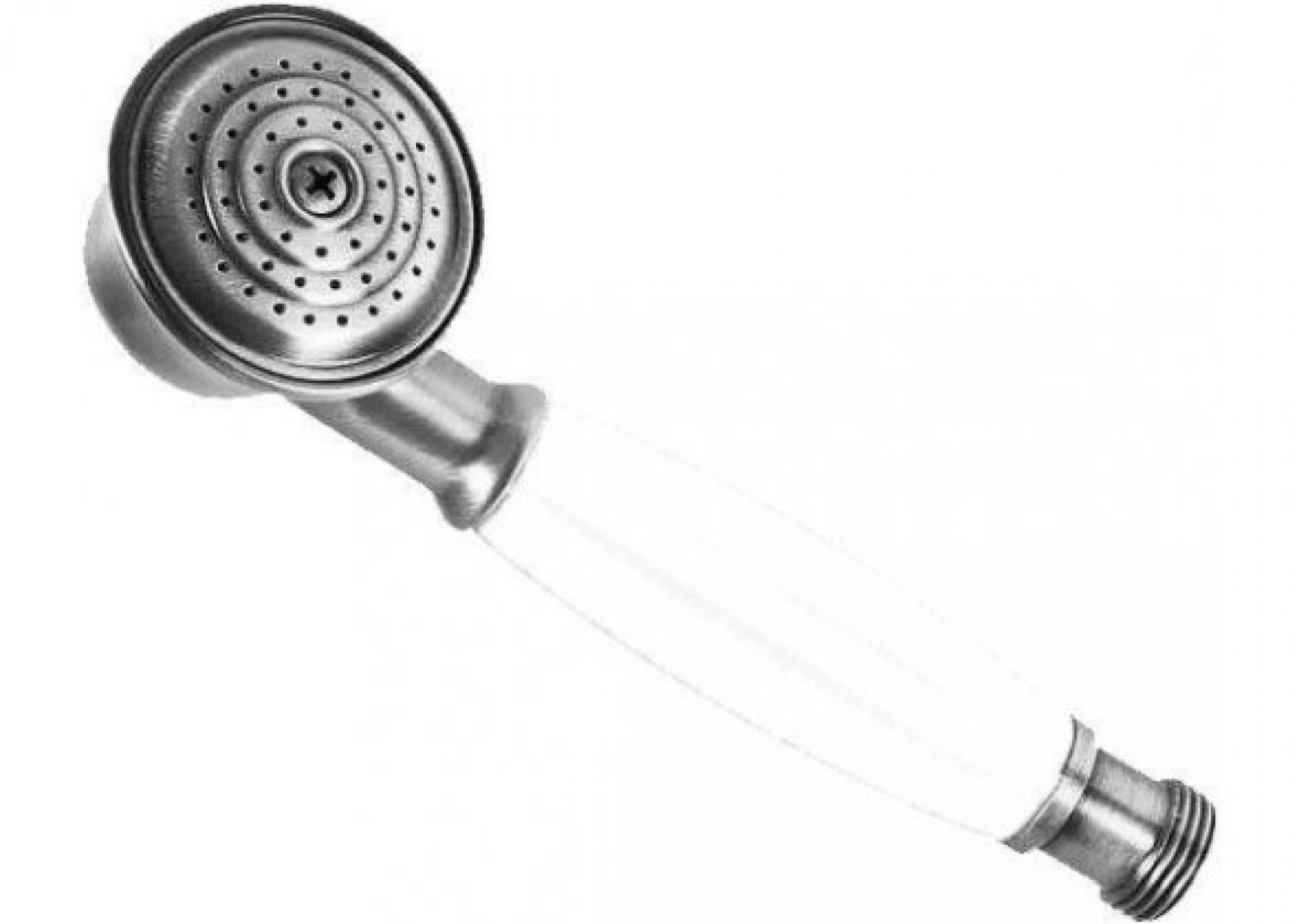 Ручной душ Cezares CZR-D1FC2-01-Bi, ручка белая
