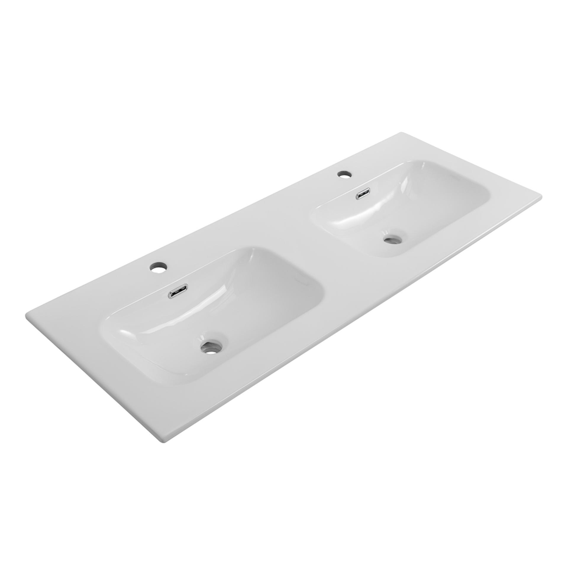 Накладная раковина Cezares Eco 121 CZR-8073-120-2 белый глянец