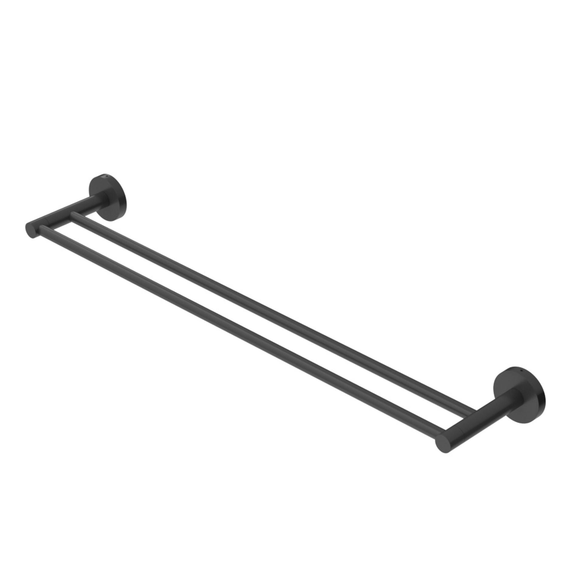 Полотенцедержатель двойной Cezares Relax RELAX-THD-65-NOP черный матовый