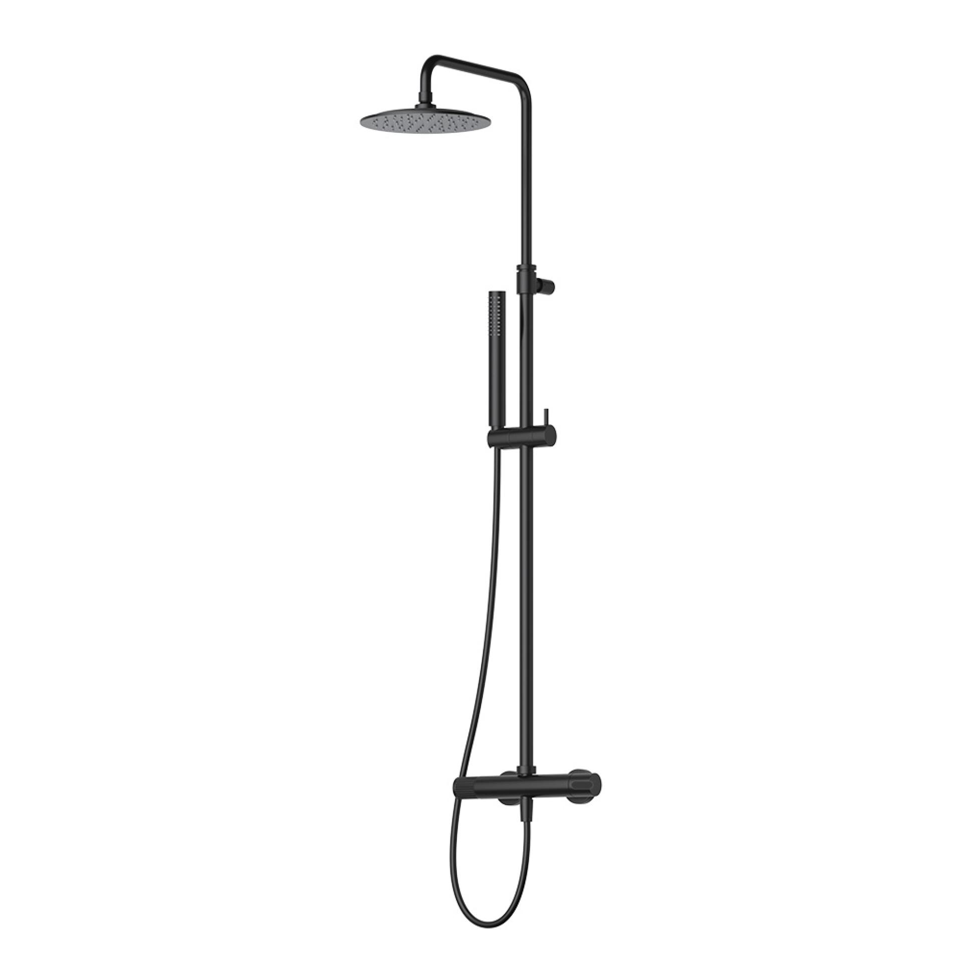 Душевая система Cezares Leaf LEAF-CDA-23-NOP черный матовый
