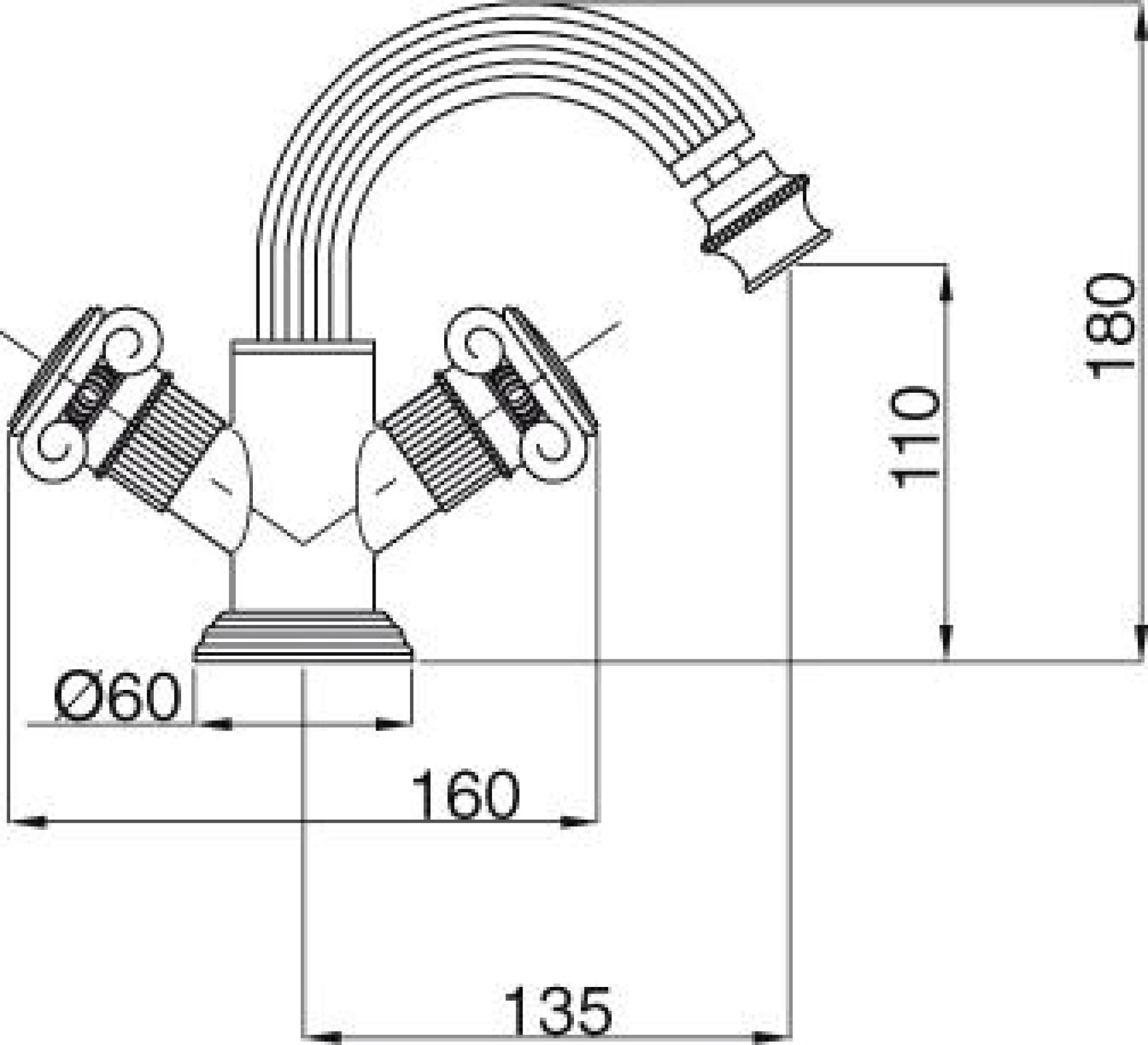 Смеситель Cezares Olimp BS2 02 Sw для биде