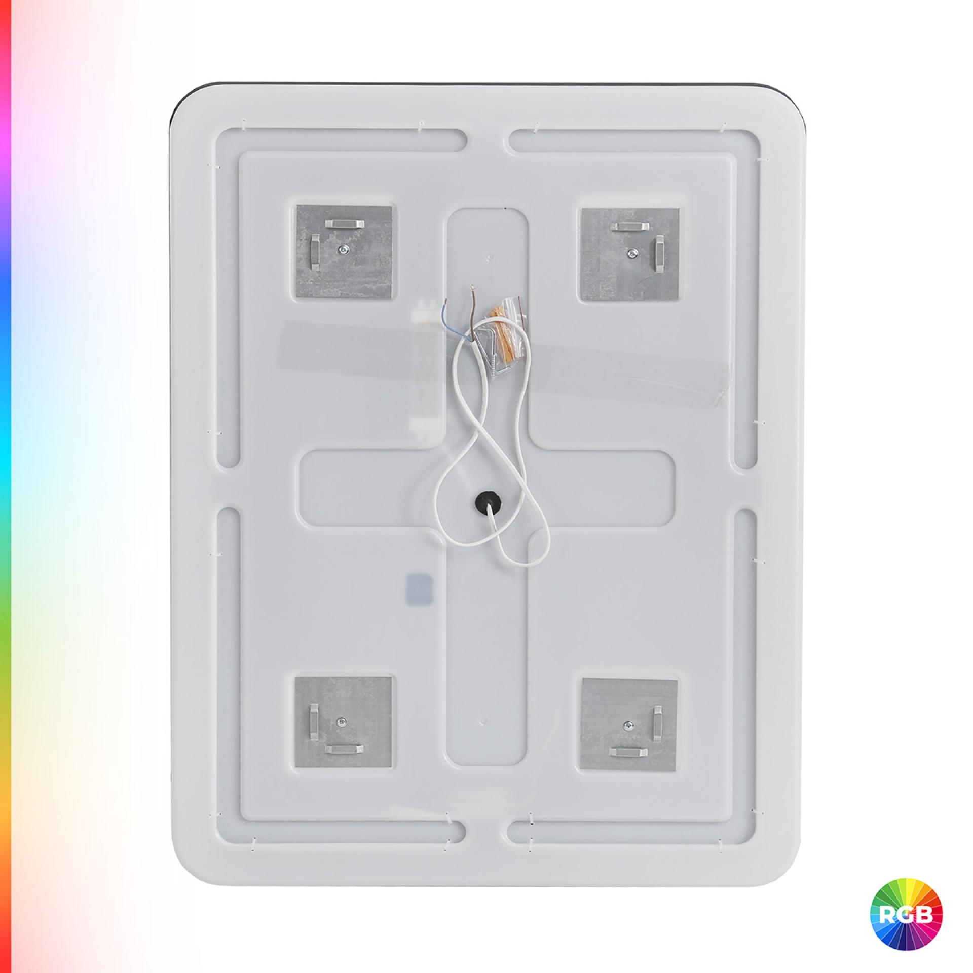 Зеркало Cezares 70х80 CZR-SPC-MC-700-800-RGB-TCH с подсветкой