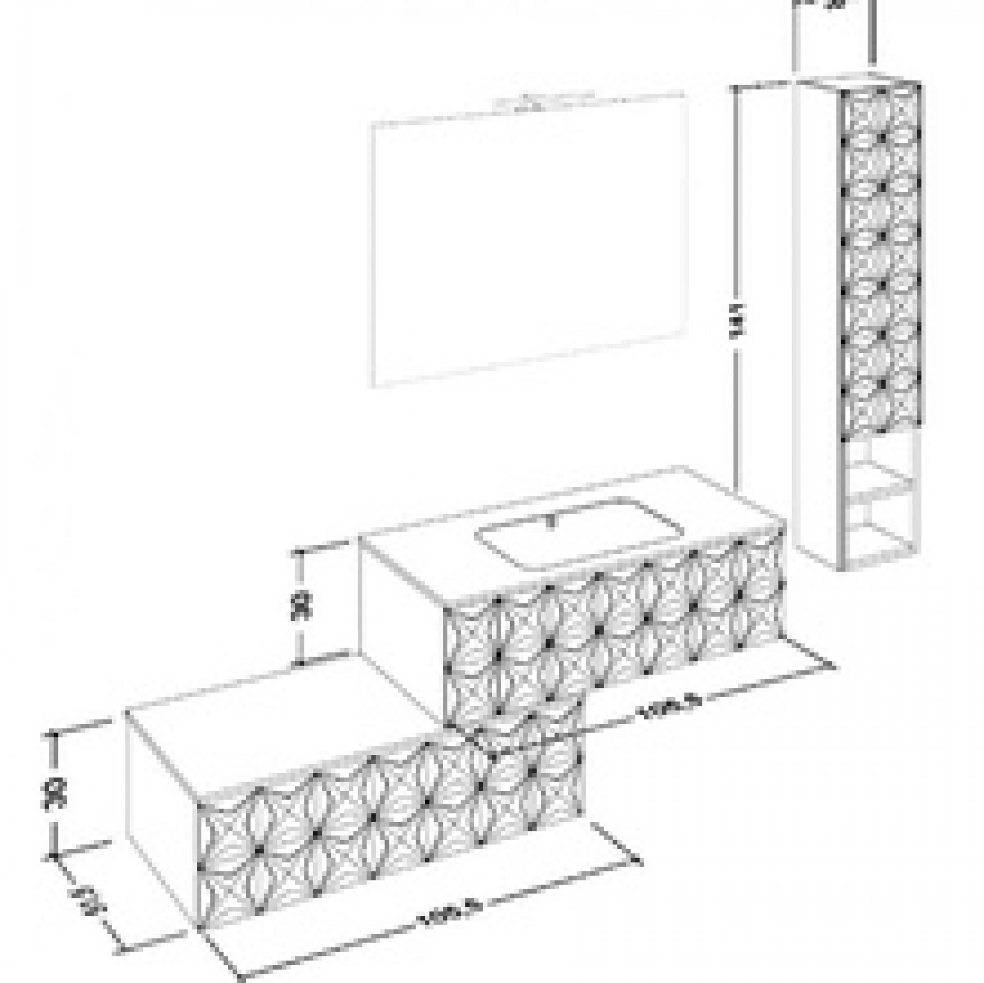 Шкаф Cezares Lecce LC/BS1051T.6 bianco laccato opaco