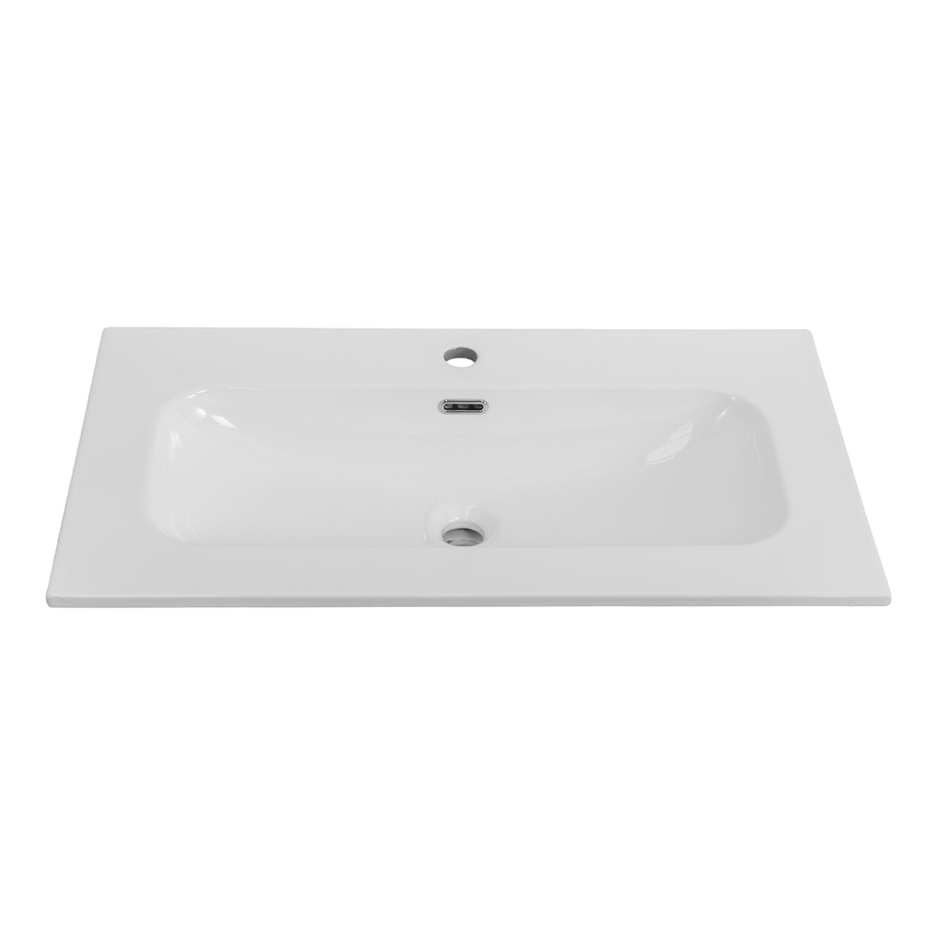 Накладная раковина Cezares Eco 81 CZR-8073-80 белый глянец