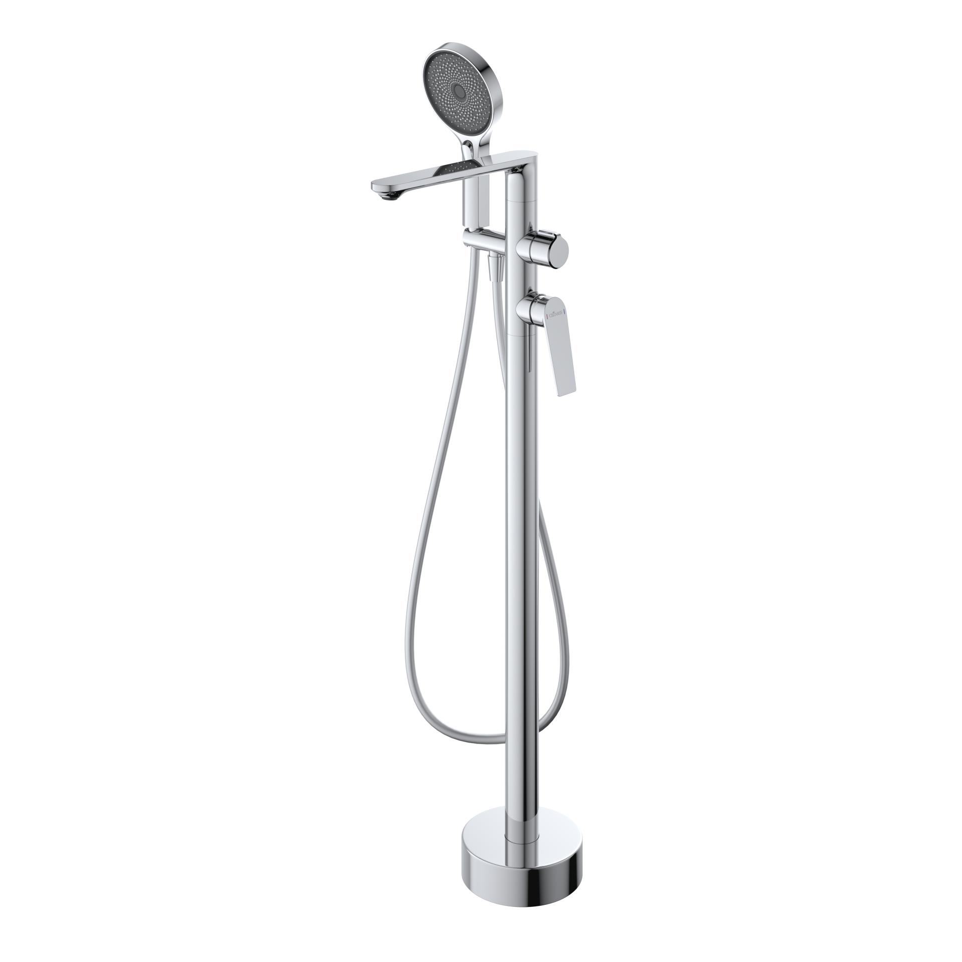 Напольный смеситель для ванны Cezares Comfort COMFORT-VDP-01 хром