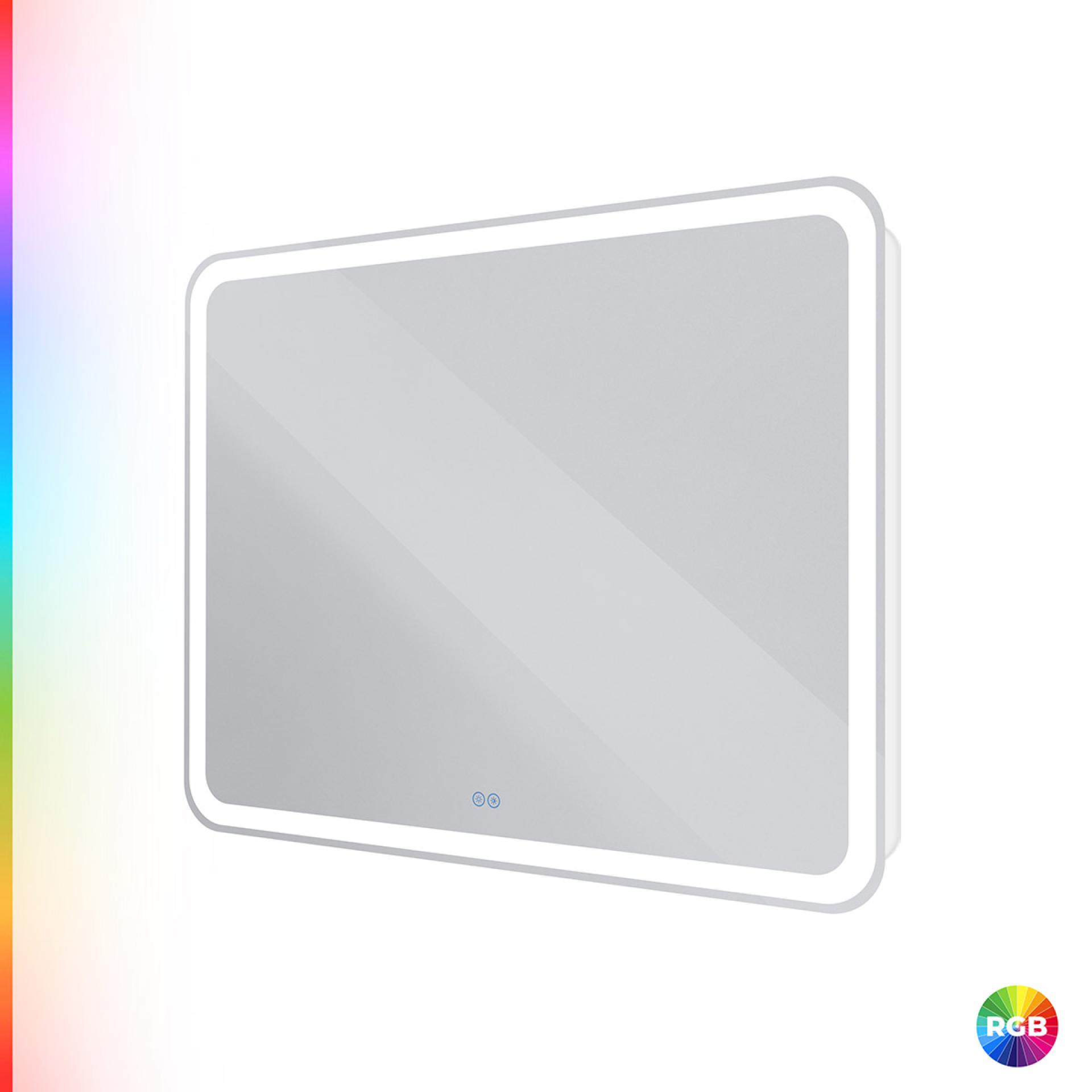 Зеркало Cezares 100х80 CZR-SPC-MC-1000-800-RGB-TCH с подсветкой