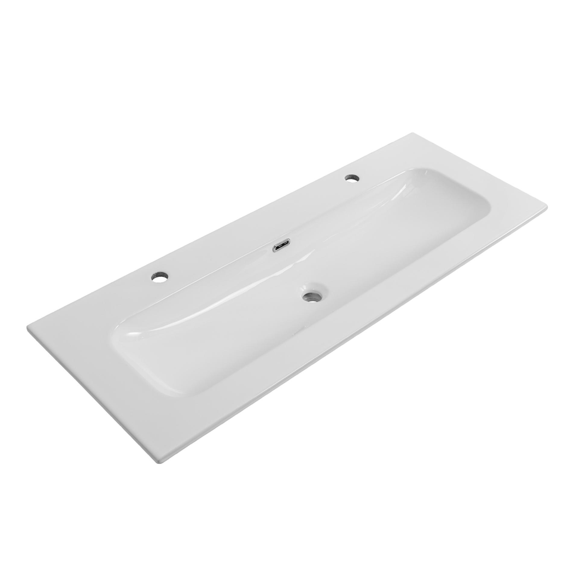 Накладная раковина Cezares Eco 121 CZR-8073-120-1-2 белый глянец