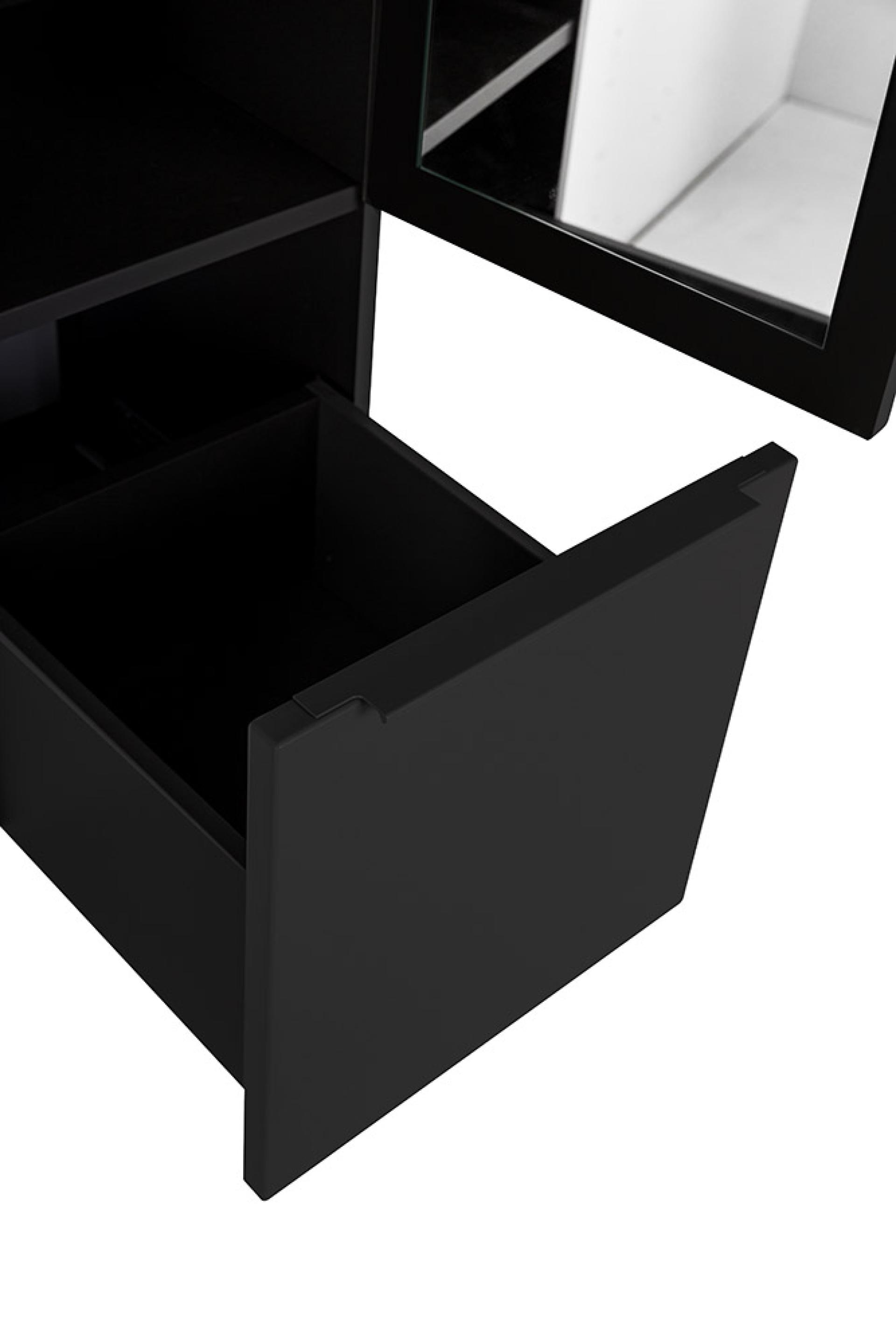 Шкаф-пенал Cezares Premium 35 55502 Nero opaco