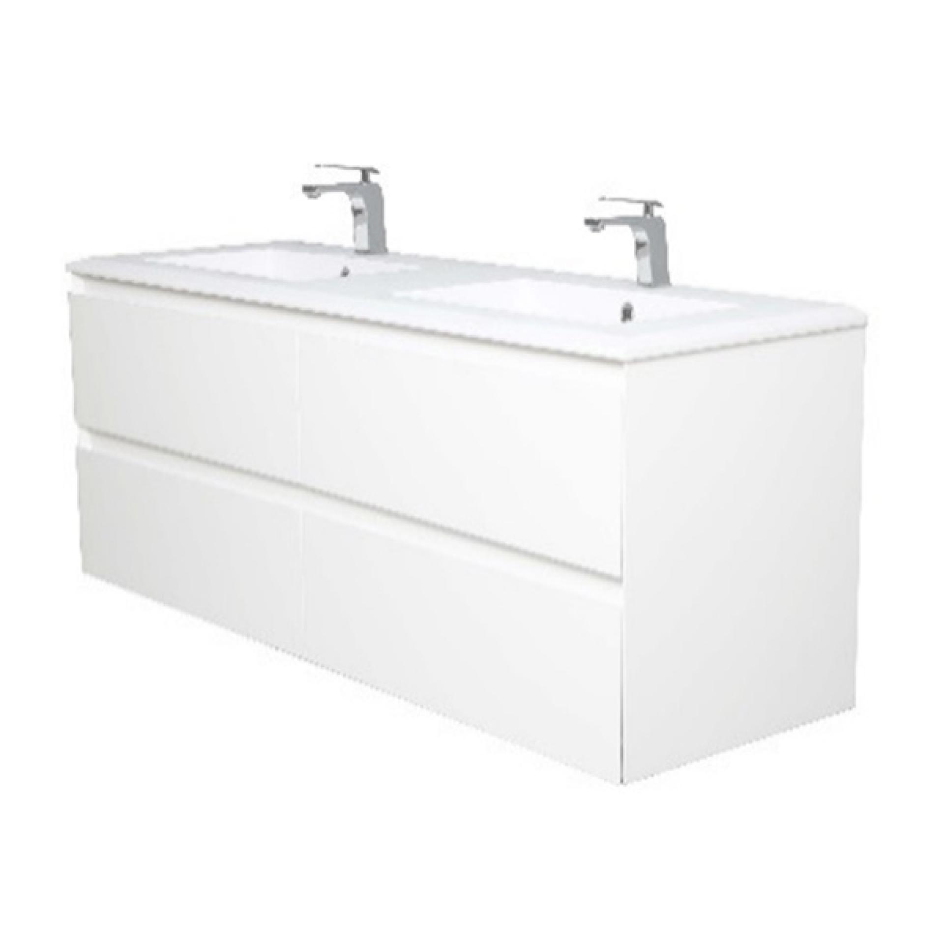 Мебельная раковина 141 см BelBagno BB-Z-1410-2-LVB-MAT