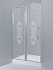 Дверь для душевого уголка Cezares Giubileo 60/40 L стекло с узором хром