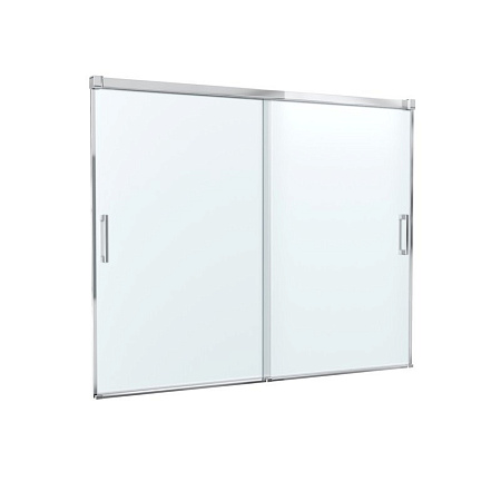 Шторка на ванну Cezares Tandem Soft-VF-2-180/145-P-Cr