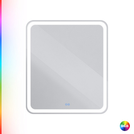 Зеркало Cezares 70х80 CZR-SPC-MC-700-800-RGB-TCH с подсветкой
