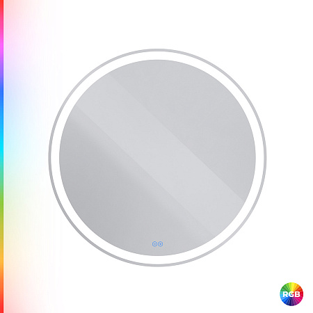 Зеркало Cezares 80х80 CZR-SPC-MC-800-RGB-TCH с подсветкой