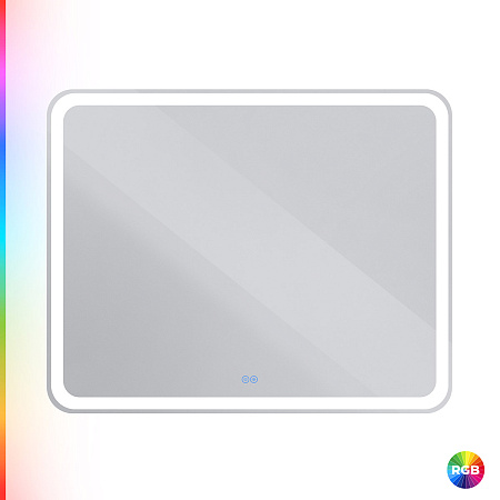 Зеркало Cezares 100х80 CZR-SPC-MC-1000-800-RGB-TCH с подсветкой