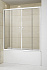 Шторка на ванну Cezares RELAX-VF-2-160/145-C-Bi стекло прозрачное
