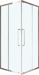 Душевой уголок Cezares Relax 100x100 RELAX-304-A-2-100-C-CR профиль хром глянец, стекло прозрачное