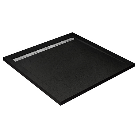 Душевой поддон Cezares 100х100 TRAY-AS-A-100-30-NERO черный матовый