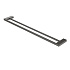 Полотенцедержатель двойной Cezares Slider SLIDER-THD-80-GM оружейная сталь