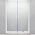 Душевая дверь в нишу Cezares RELAX-B-2-180-C-Bi стекло прозрачное