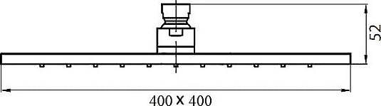 Верхний душ Cezares CZR-H-SPIN-40