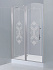 Дверь для душевого уголка Cezares Giubileo 60/60 L стекло с узором хром