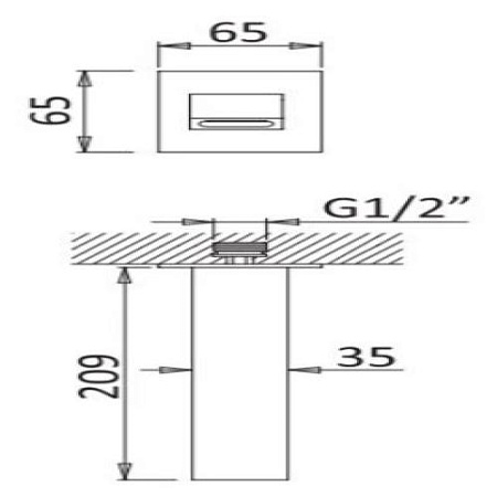 Излив для ванны Cezares Porta PORTA-SC-SS sunset