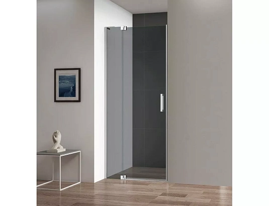 Дверное полотно Cezares Slider 80 SLIDER-80/90-GL-FIX/DOR-GRIGIO стекло тонированное