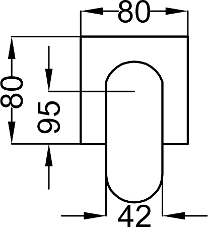 Смеситель Cezares Stella DIM-01-Cr С ВНУТРЕННЕЙ ЧАСТЬЮ для душа
