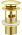 Донный клапан для раковины Cezares CZR-SAT6-03, золото